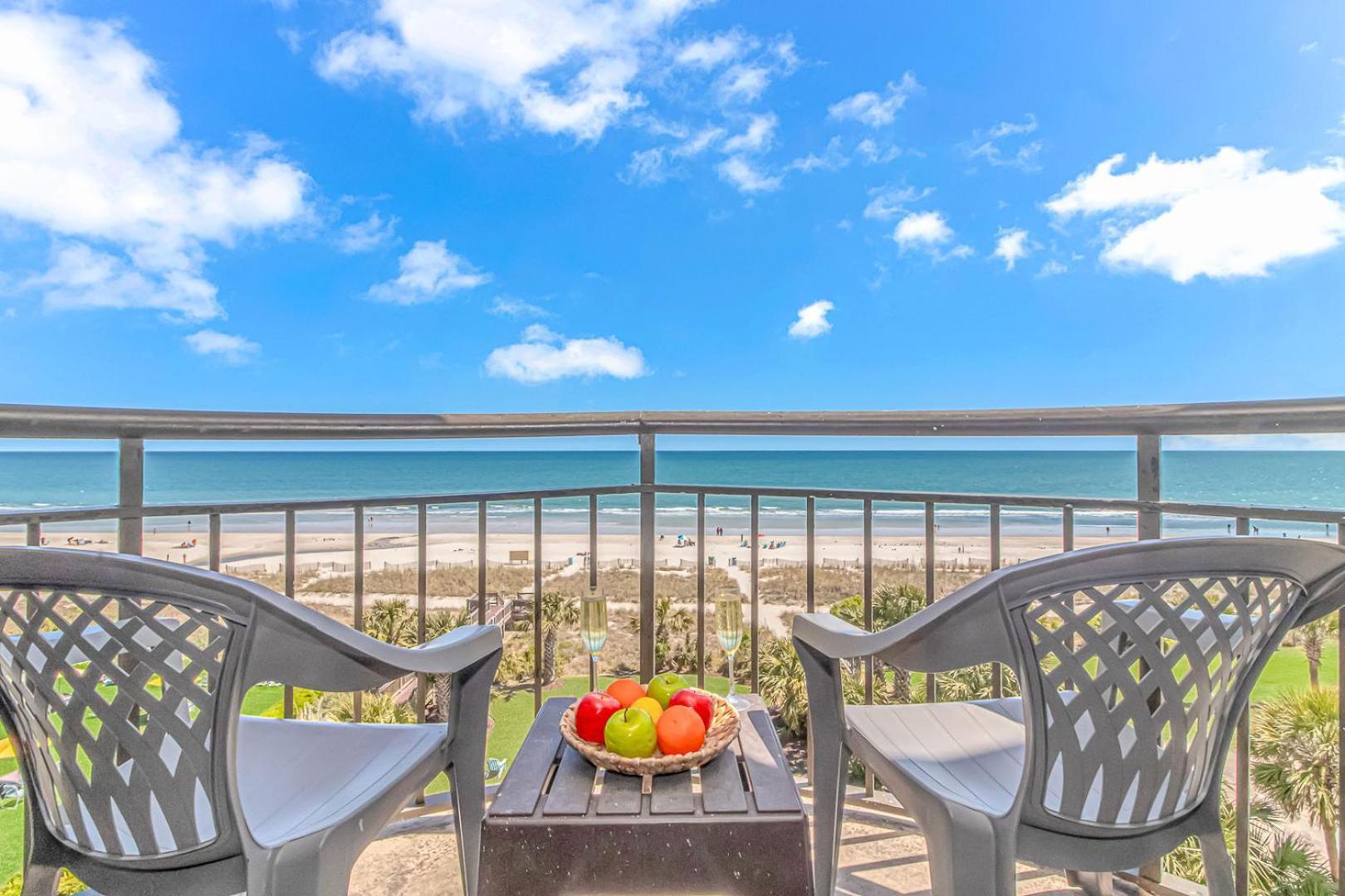 5Th Floor Direct Oceanfront Double Suite Sleeps 6 Meridian Plaza 503 默特尔比奇 外观 照片