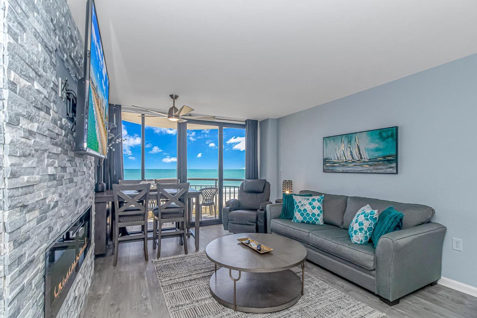 5Th Floor Direct Oceanfront Double Suite Sleeps 6 Meridian Plaza 503 默特尔比奇 外观 照片