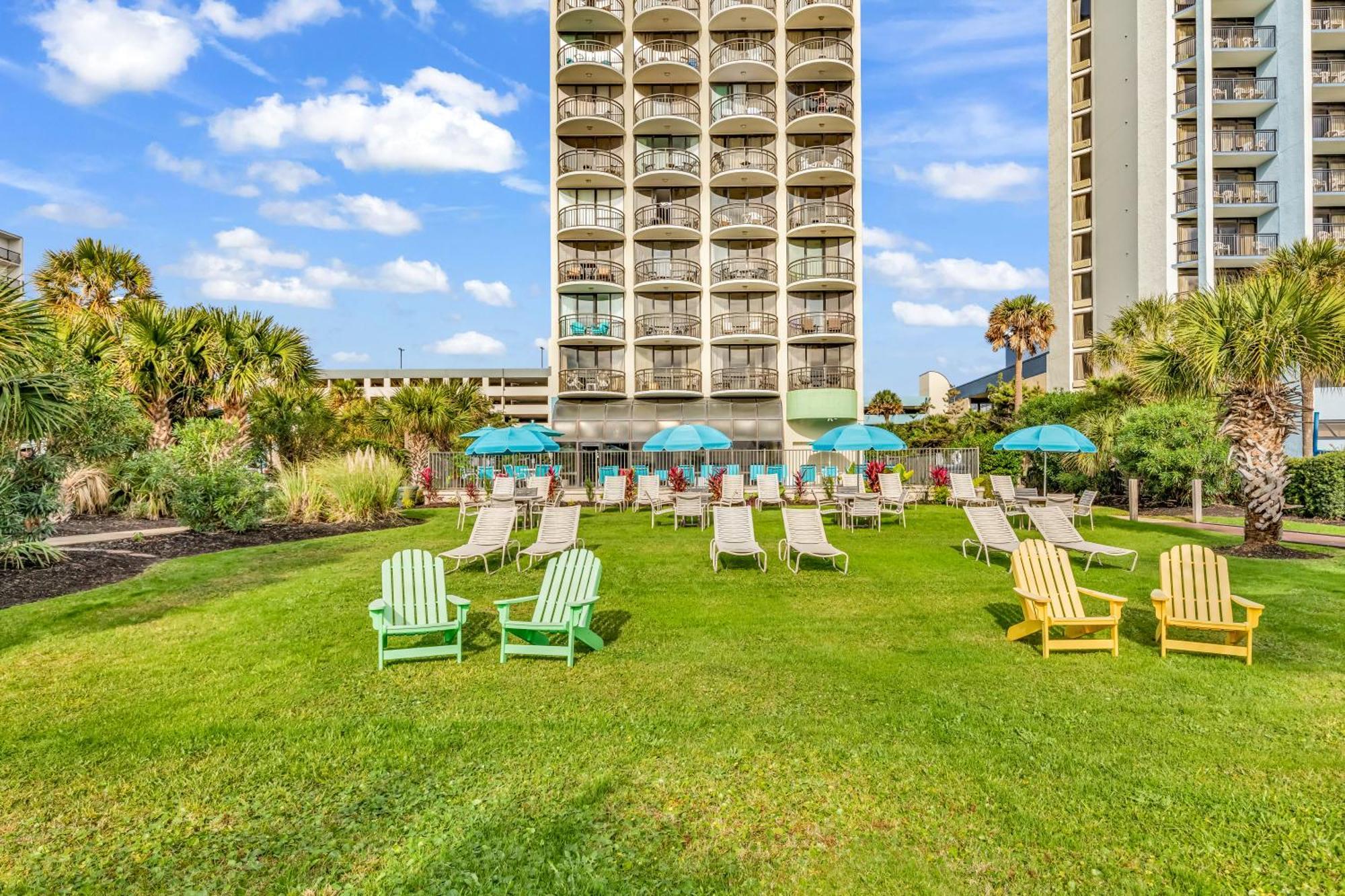 5Th Floor Direct Oceanfront Double Suite Sleeps 6 Meridian Plaza 503 默特尔比奇 外观 照片