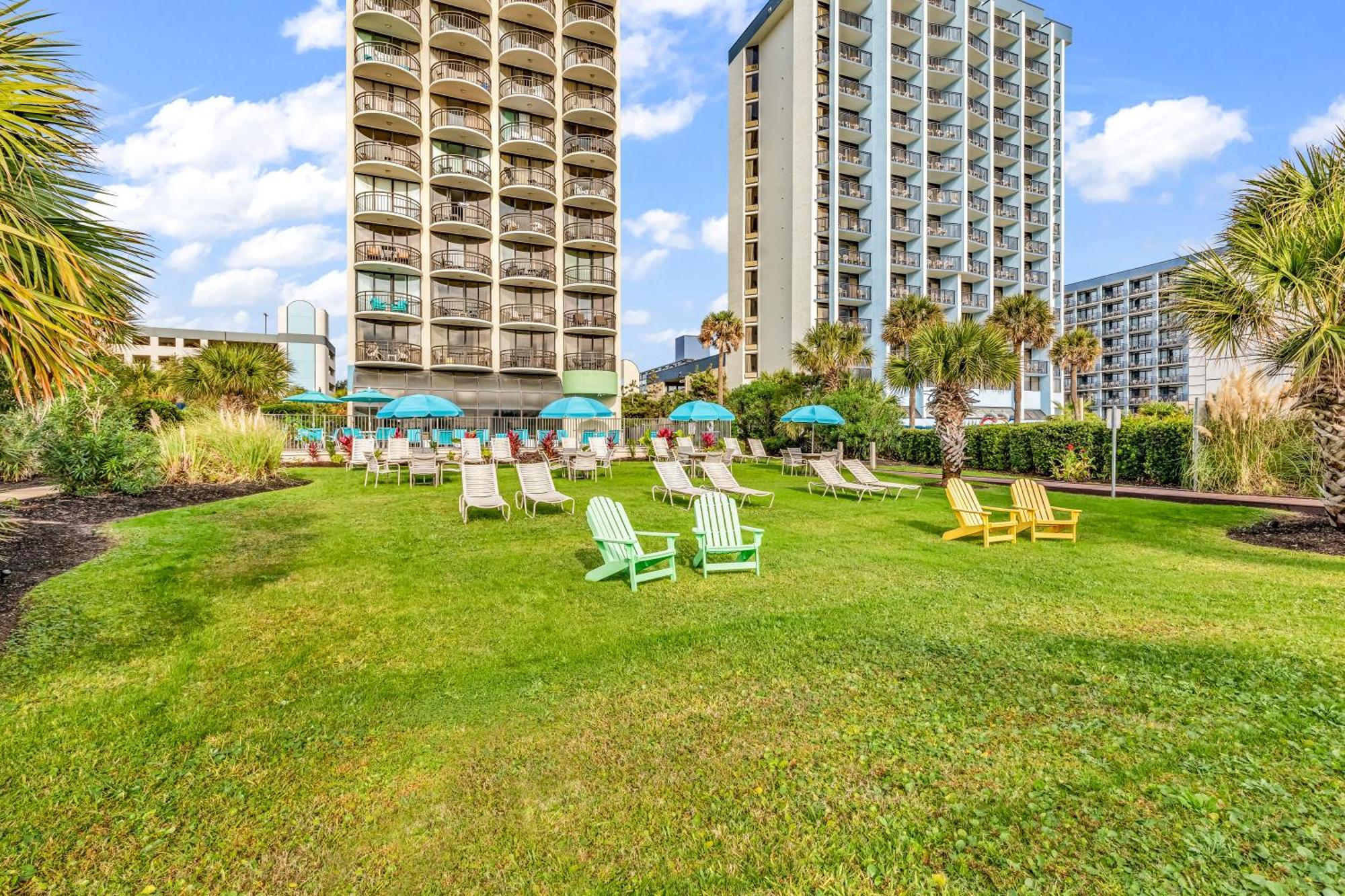 5Th Floor Direct Oceanfront Double Suite Sleeps 6 Meridian Plaza 503 默特尔比奇 外观 照片