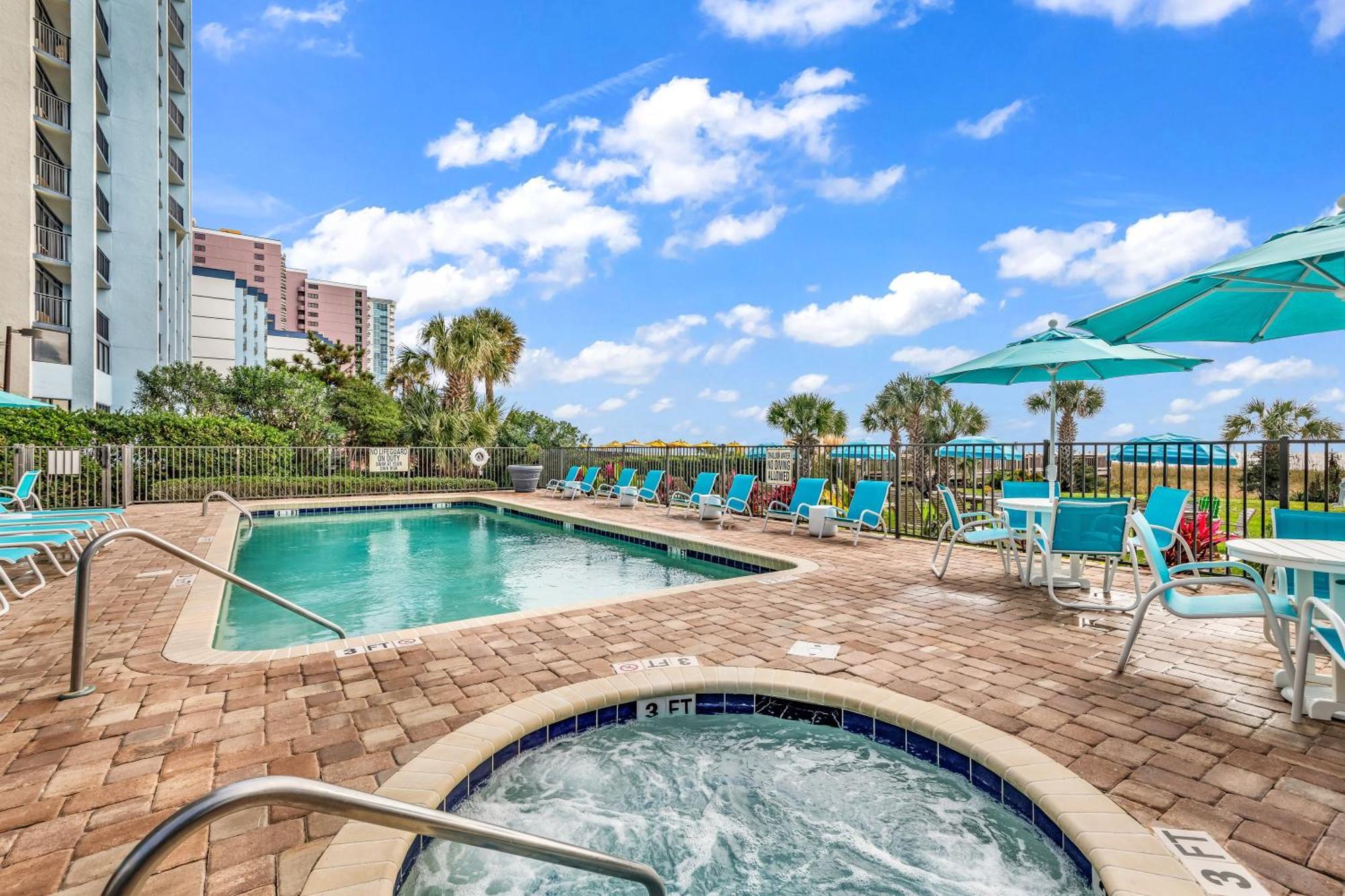 5Th Floor Direct Oceanfront Double Suite Sleeps 6 Meridian Plaza 503 默特尔比奇 外观 照片