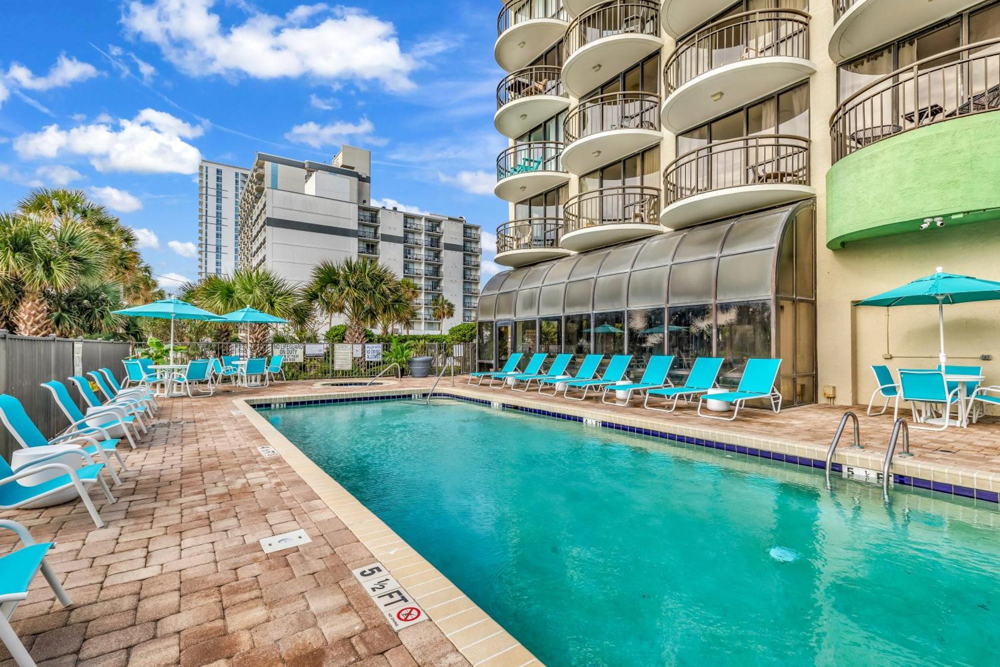 5Th Floor Direct Oceanfront Double Suite Sleeps 6 Meridian Plaza 503 默特尔比奇 外观 照片