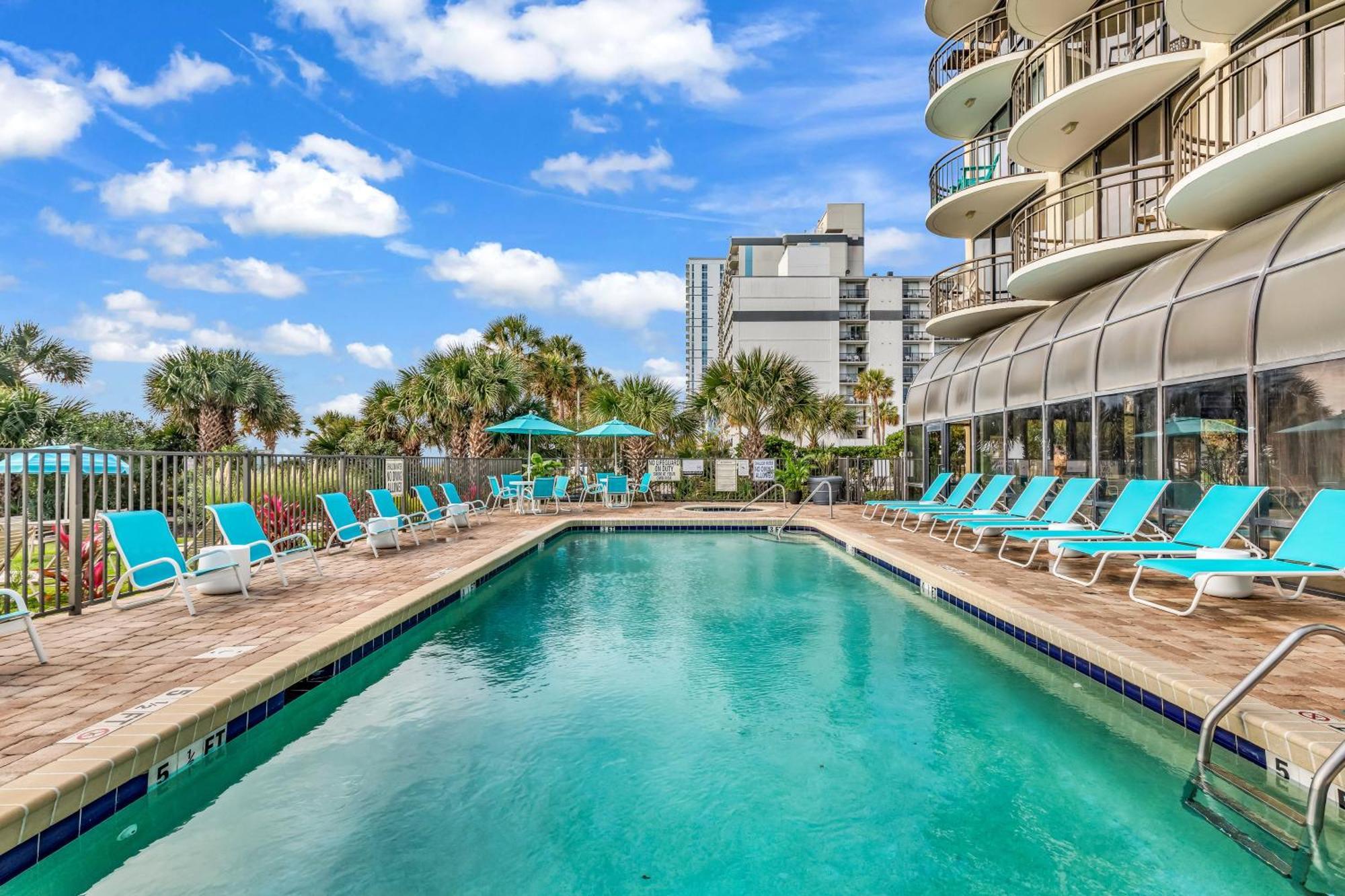 5Th Floor Direct Oceanfront Double Suite Sleeps 6 Meridian Plaza 503 默特尔比奇 外观 照片